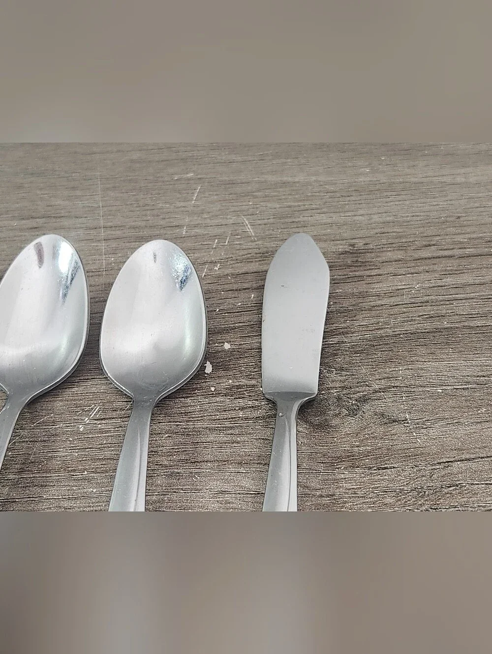 Vintage Oneida Stainless MCM Rose Small Teaspoon Coffee, ROSEANNE